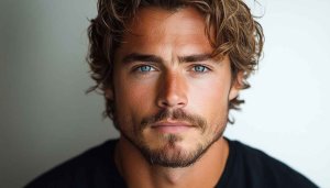 Portrait of a Handsome Man 4K Desktop Background Wallpaper