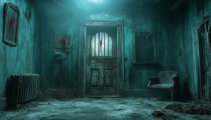 Creepy Haunted House Interior 4K Wallpaper for Desktop Background