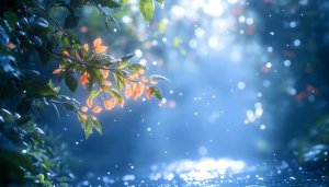 Enchanted Forest Bokeh Lights Wallpaper for Desktop and Mobile