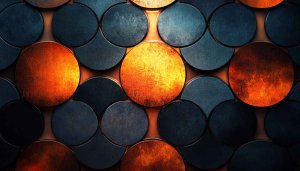 Abstract Geometric Circle Art 4K Desktop Background Mobile Wallpaper