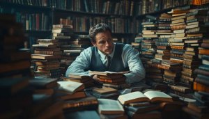 Library Books Room Aesthetic 4K Desktop Background Free Wallpaper