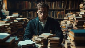 Library Ambience Desktop Wallpaper Book Lover Aesthetic Background