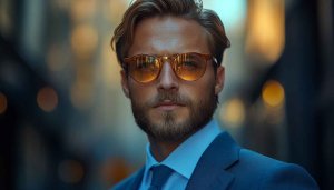 Stylish Businessman Portrait in Suit - Free Mobile Wallpaper