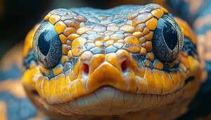 Close-Up Snake Head 4K Mobile Background Reptile Wallpaper Free
