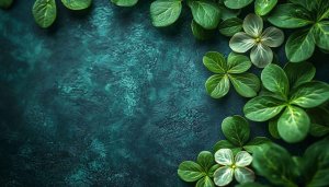 Green Clover Leaf Plant Aesthetic Mobile Background Wallpaper HD