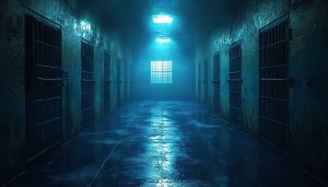 Dark Prison Cell 4K Desktop Wallpaper for Computer Background