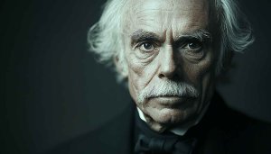 Portrait of Mark Twain Mobile Wallpaper, Free Smart Phone Background