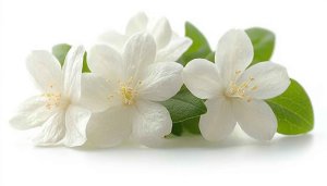 Elegant White Jasmine Flower Wallpaper, Free Floral Desktop Background