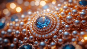 Luxury Jewelry Gems 4K Desktop Background Art Mobile Wallpaper