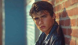 Young Male Model Photo Aesthetic Portrait Mobile Background Wallpaper