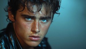 Sweaty Face Close-Up Portrait Aesthetic Mobile Wallpaper