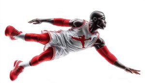 Michael Jordan Flying Dunk Wallpaper, Free NBA Basketball Mobile Background