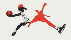 Michael Jordan Silhouette Art 4K Wallpaper | Jumpman Mobile Background