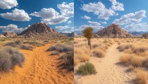 Joshua Tree National Park Desert Landscape 4K Desktop Wallpaper