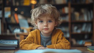 Cute Blonde Boy 4K Portrait Mobile Background Free Wallpaper