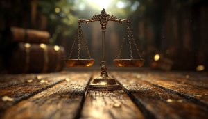 Justice Scales 4K Wallpaper for Desktop Legal Backgrounds