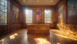 Courtroom Judge Room Desktop Backgrounds HD, USA Flag Legal Wallpaper