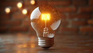 Glowing Light Bulb Desktop Background Free 4K Wallpaper Ideas