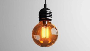 Glowing Filament Bulb Lamp Mobile Wallpaper Free 4K Desktop Background