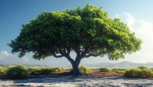 Lush Green Tree 4K Wallpaper for Desktop and Mobile Backgrounds