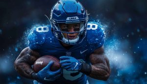 American Football Player 4K Wallpaper for Desktop and Mobile