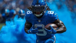 Detroit Lions Running Back Mobile Wallpaper NFL Background 4K