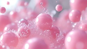 Pink Bubbles Aesthetic 4K Desktop Wallpaper, Free Mobile Background