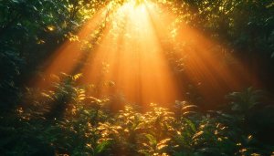 Sunlight Forest 4K Desktop Backgrounds, Nature Mobile Wallpaper Free