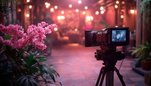 Professional Camera Bokeh Light Mobile Background Free Wallpaper
