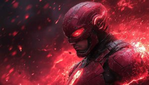 Red Suit Superhero 4K Desktop Backgrounds - The Flash Villain Wallpaper