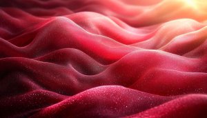 Abstract Red Fabric Waves Texture 4K Desktop Background Wallpaper