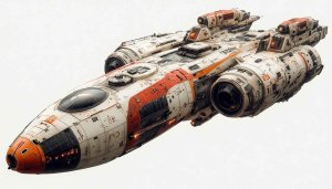 Retro Futuristic Spaceship Wallpaper 4K, Spacecraft Mobile Background Free