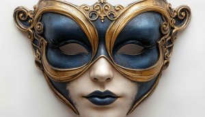 Venetian Carnival Mask Wallpaper Art 4K Desktop Backgrounds