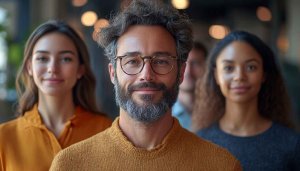 Diverse Team Portrait 4K Mobile Background Corporate Workforce Wallpaper