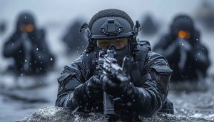 Navy SEALs Tactical Team 4K Wallpaper for Desktop Background