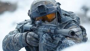 Snow Soldier 4K Wallpaper for Desktop Background and Mobile Screen