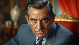 Serious man portrait wallpaper for desktop background and mobile wallpaper