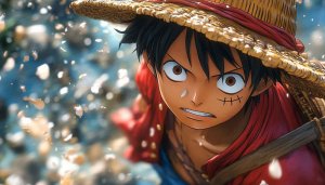 One Piece Luffy Anime Character 4K Wallpaper Desktop Mobile Background