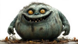 Creepy Monster Smiling Art 4K Desktop Background, Free Mobile Wallpaper