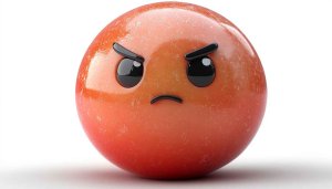 Angry Face Emoji Desktop Background, Mobile Wallpaper, No Sign Up