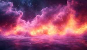 Colorful Nebula Space Stars 4K Desktop Background Mobile Wallpaper Free