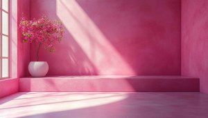Pink Aesthetic Room 4K Wallpaper Desktop Background, Free Mobile Wallpaper