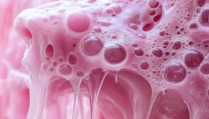 Pink Bubbles Aesthetic 4K Mobile Wallpaper, Abstract Background