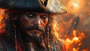 Captain Jack Sparrow 4K Wallpaper for Desktop and Mobile