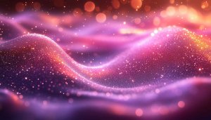 Sparkling Purple Waves 4K Desktop Background for Mobile Wallpaper