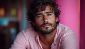 Attractive Man Portrait Free Mobile Background HD Wallpaper Aesthetic