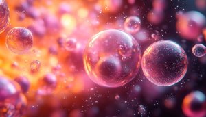 Pink Bubbles Abstract 4K Wallpaper for Desktop and Mobile