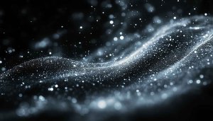Sparkling Dust Wave 4K Desktop Background, Abstract Galaxy Wallpaper