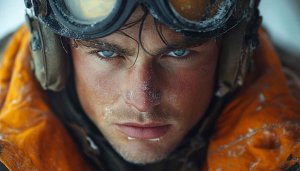 Extreme Athlete Blue Eyes 4K Desktop Background Free Wallpaper