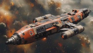 Sci-Fi Spaceship Mobile Wallpaper 4K, Space Shuttle Desktop Backgrounds